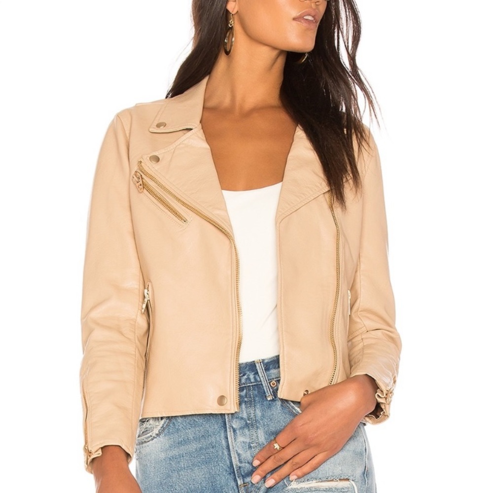 BLANK NYC Faux Leather Moto Jacket